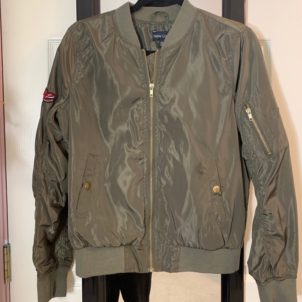 Army Green Bomber Jacket
